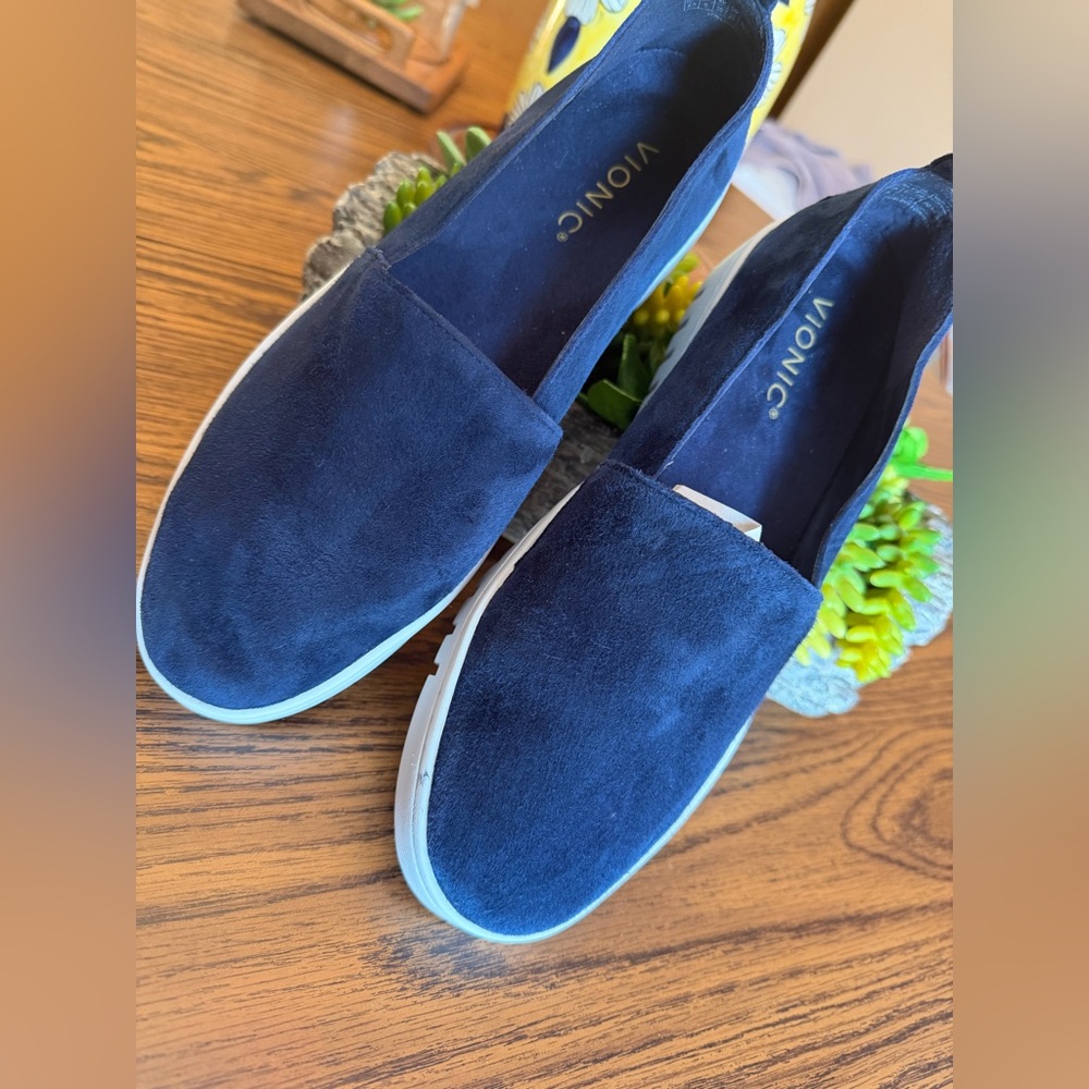 Vionic Deep Blue Casual Slip-Ons